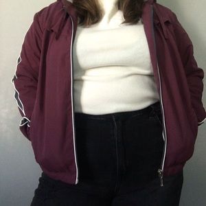 East West Maroon Jacket
